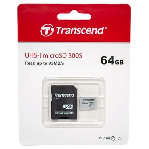 Transcend microSDXC 300S Class 10 UHS-I U1 64GB