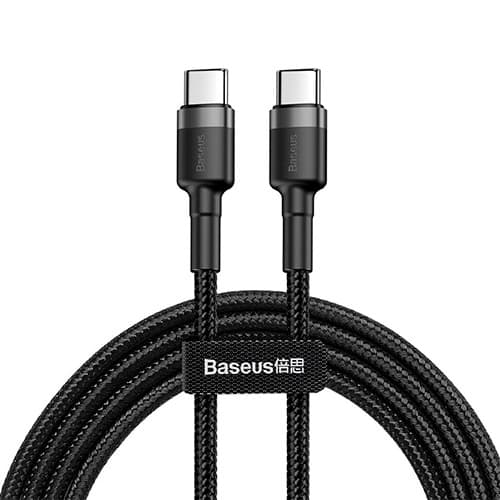 Baseus Cafule Series Type-C PD2.0 60W Flash charge Cable (20V 3A) 1M Gray black