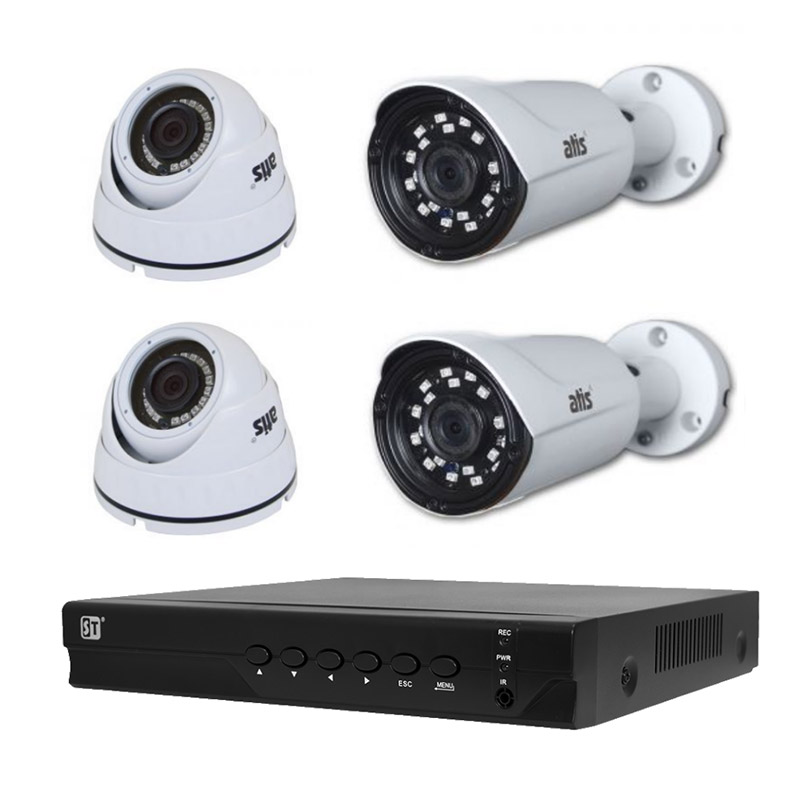 Комплект видеонаблюдения для автомойки / АЗС