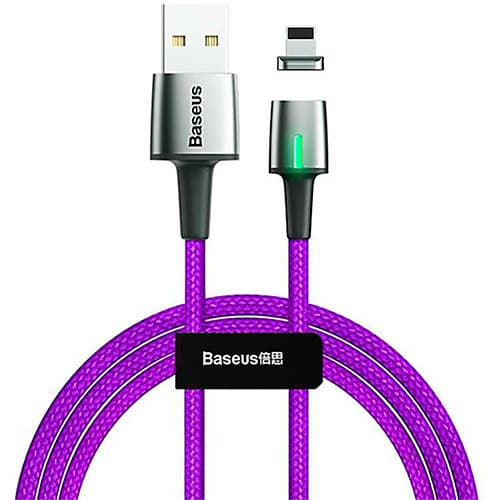 Baseus Zinc Magnetic Cable USB For iP 1.5A 2m Purple